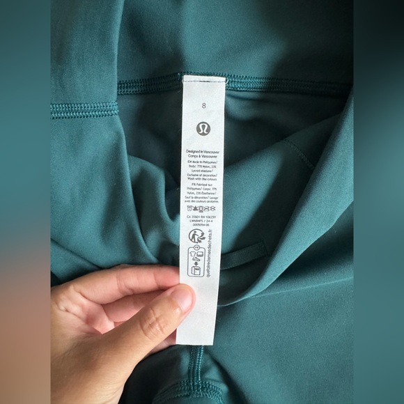 lululemon Wunder Train Leggings in Storm Teal - Picture 4 of 6